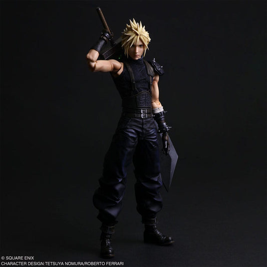 Final Fantasy VII Rebirth Play Arts Shin Actionfigur Cloud Strife 27 cm Image 2