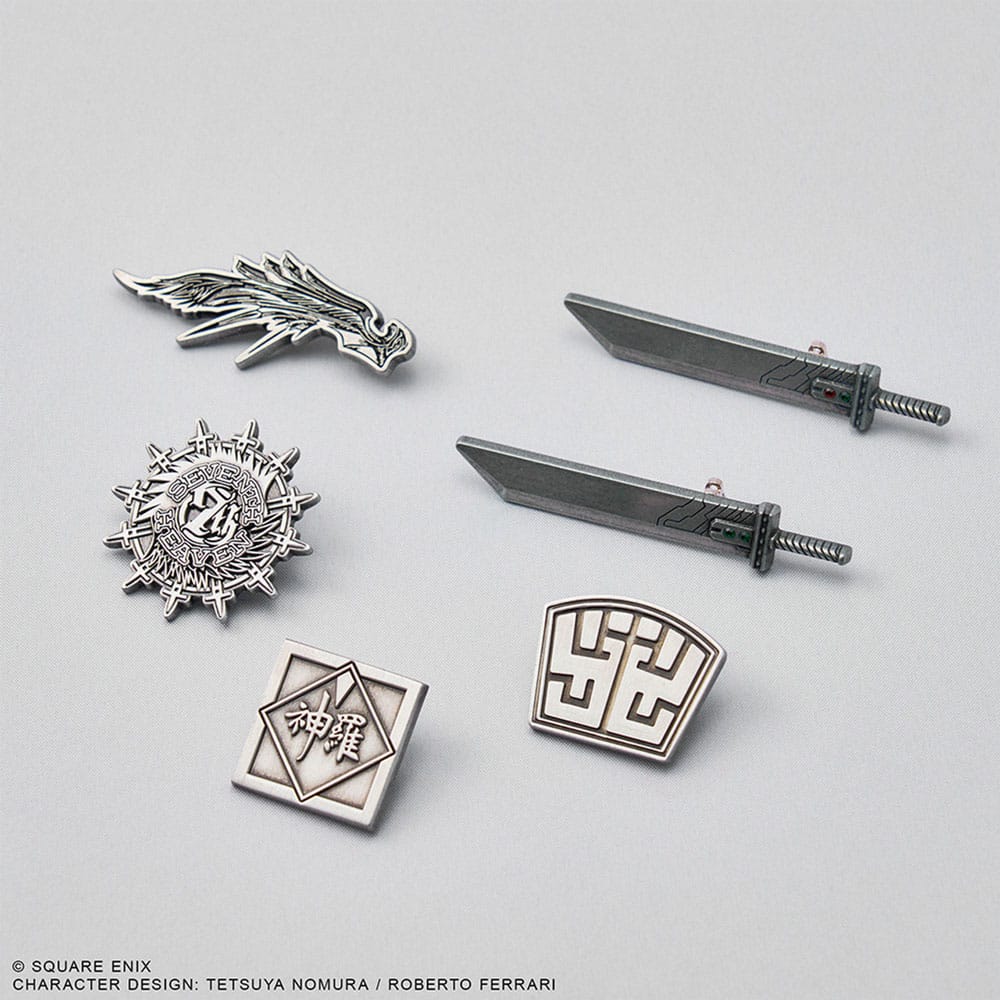 Final Fantasy VII Rebirth Mini-Metall-Anstecker Blind Box Display (6) Image