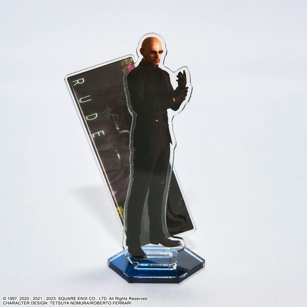 Final Fantasy VII Remake Acryl Figur Rude 8 cm Image