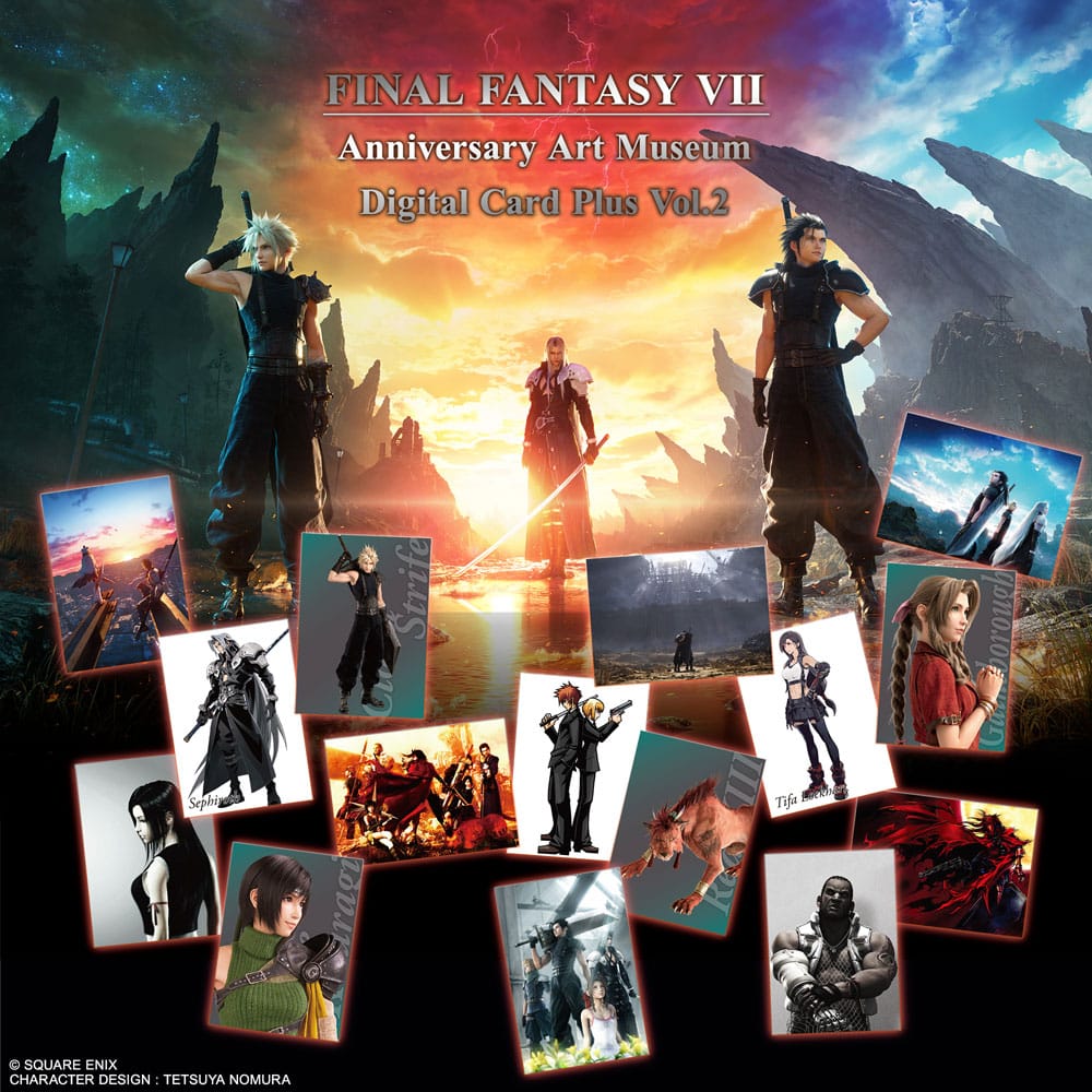 Final Fantasy VII TCG Anniversary Art Museum Digital Card Plus Vol. 2 Booster Display (20) *Englische Version* Image