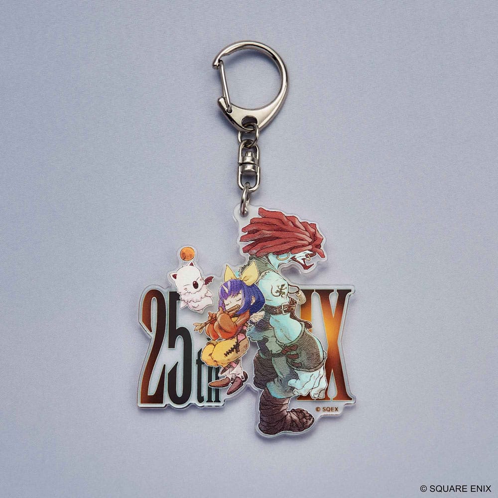 Final Fantasy IX Acryl-Schlüsselanhänger 25th Anniversary Eiko & Salamander Image