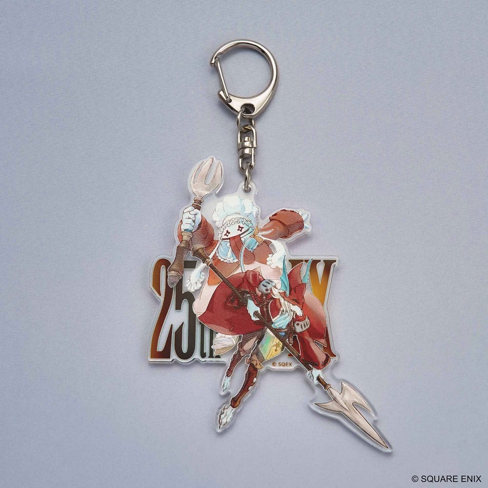Final Fantasy IX Acryl-Schlüsselanhänger 25th Anniversary Quina & Freya Image