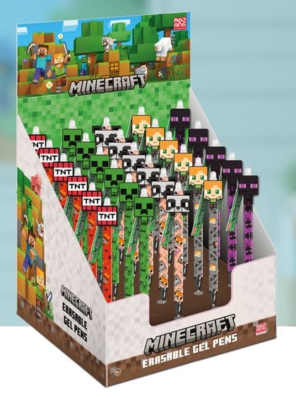 Minecraft Radierbarer Gelstift Characters Display (30) Image