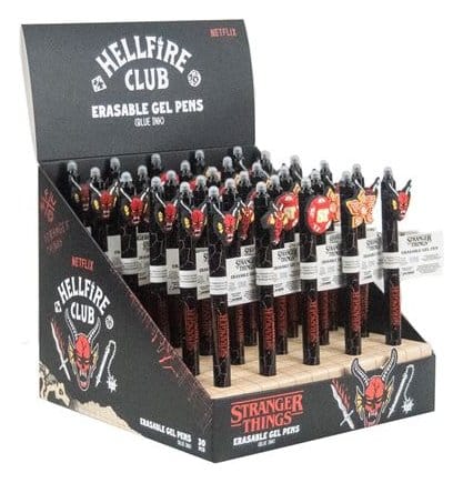 Stranger Things Radierbarer Gelstift Hellfire Club Display (30) Image 2