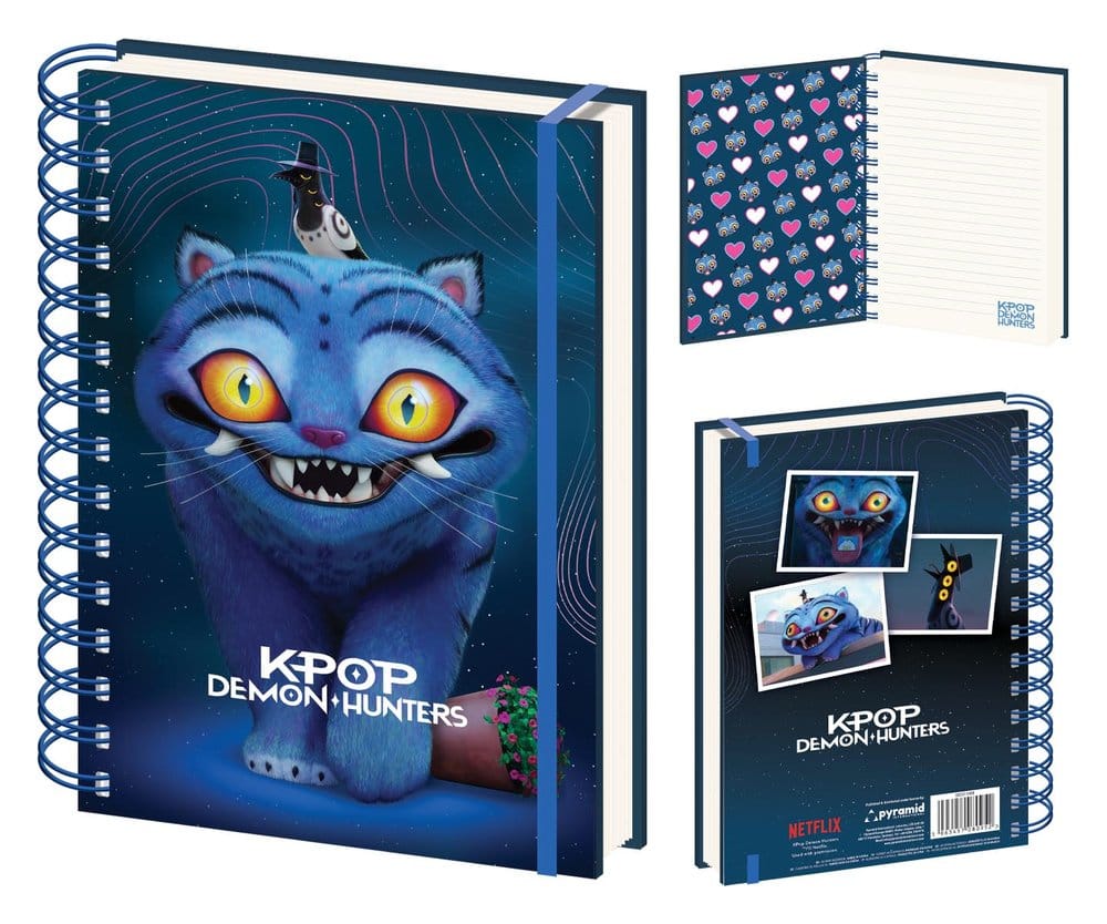 KPop Demon Hunters 3D Wiro Notizbuch A5 Derpy Tiger Image