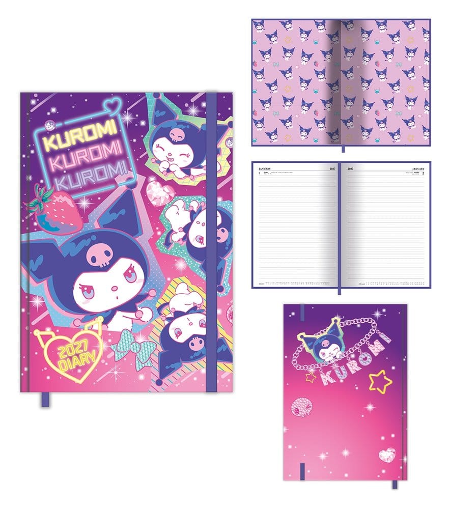 Sanrio DTP Terminplaner A5 2027 Kuromi Image