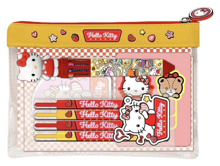 Hello Kitty and Friends Mäppchen-Schreibset American Diner Version Display (6) Image