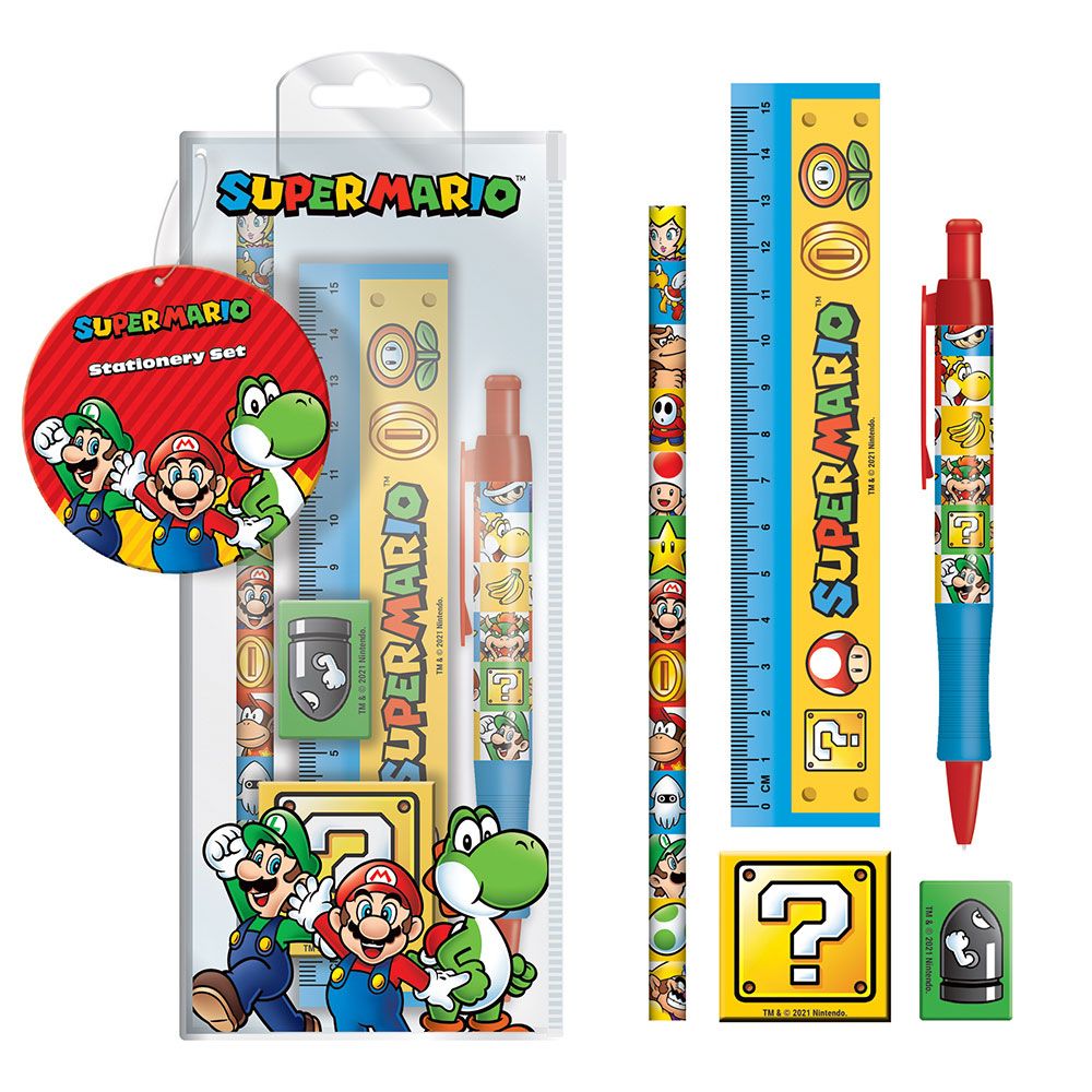 Super Mario Schreibset 5-teilig Image