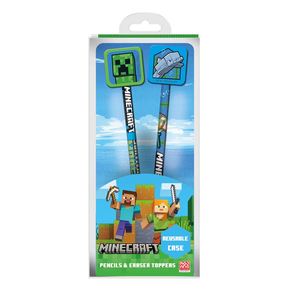 Minecraft Bleistifte mit Topper 2er-Pack Image