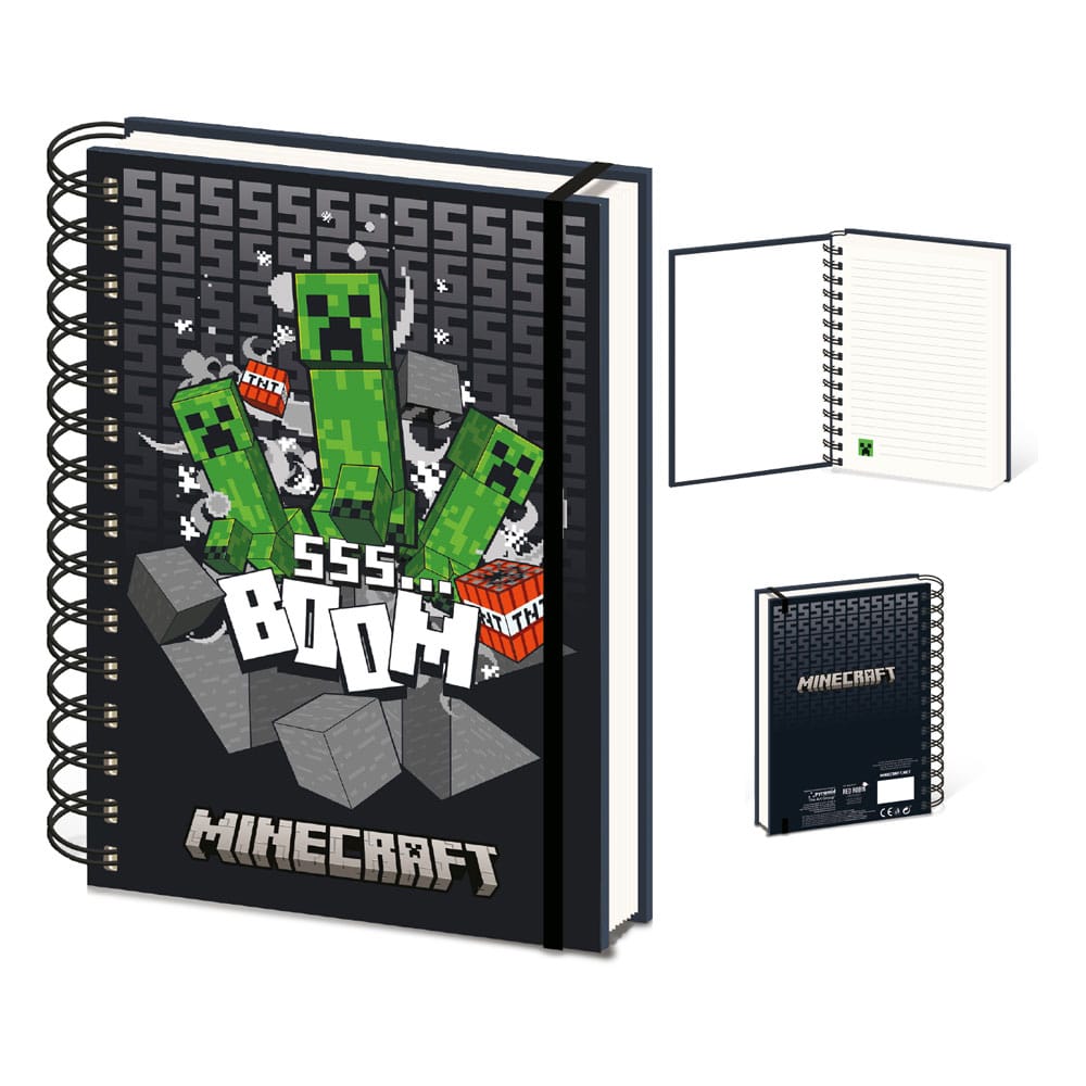 Minecraft 3D Wiro Notizbuch A5 Image