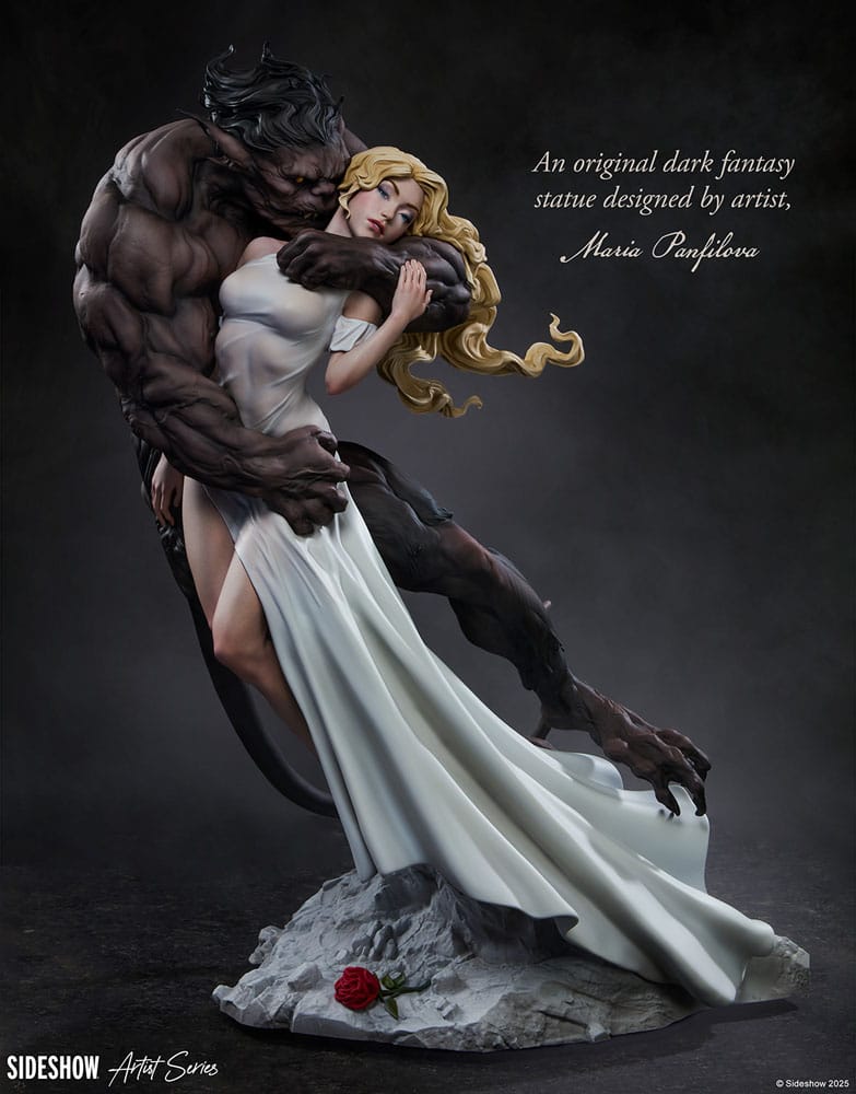 Original Artist Series Statue Beauty and the Beast by Maria Panfilova 46 cm Image 4