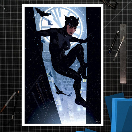DC Comics Kunstdruck Catwoman 41 x 61 cm - ungerahmt Image 2