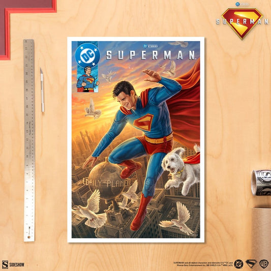 Superman (2025) DC Comics Kunstdruck Superman: A Symbol of Hope 41 x 61 cm - ungerahmt Image 2