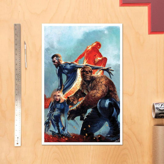 Marvel Kunstdruck The Fantastic Four 41 x 61 cm - ungerahmt Image 2