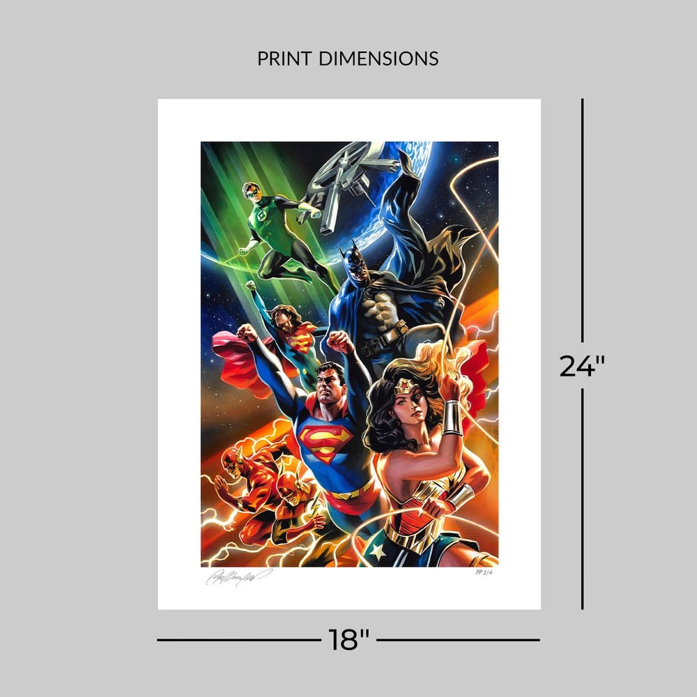 DC Comics Kunstdruck Justice League Unlimited 46 x 61 cm - ungerahmt Image 6
