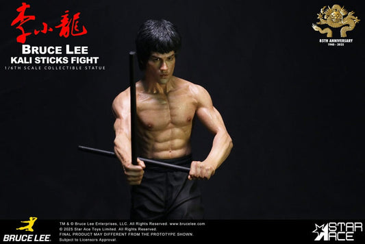 Der Mann mit der Todeskralle My Favourite Movie Statue 1/6 Bruce Lee Kali Sticks Fight Normal Basement Version 30 cm Image 2