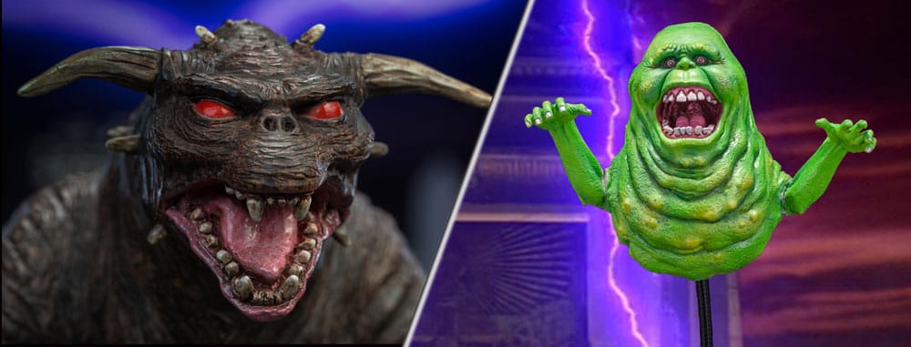 Ghostbusters Statue 1/8 Slimer (NX) + Zuul (NX) Normal Version Twin Pack Set 12 cm Image