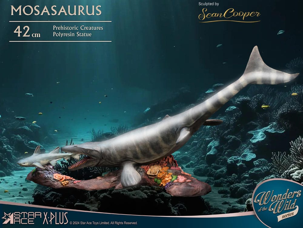 Wonders of the Wild Statue Mosasaurus (DX) 42 cm Image 4