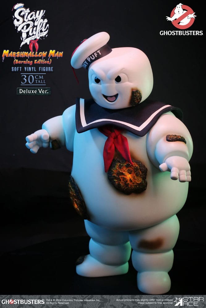 Ghostbusters Soft Vinyl Statue Stay Puft Marshmallow Man Burnign Edition Deluxe Version 30 cm Image 9