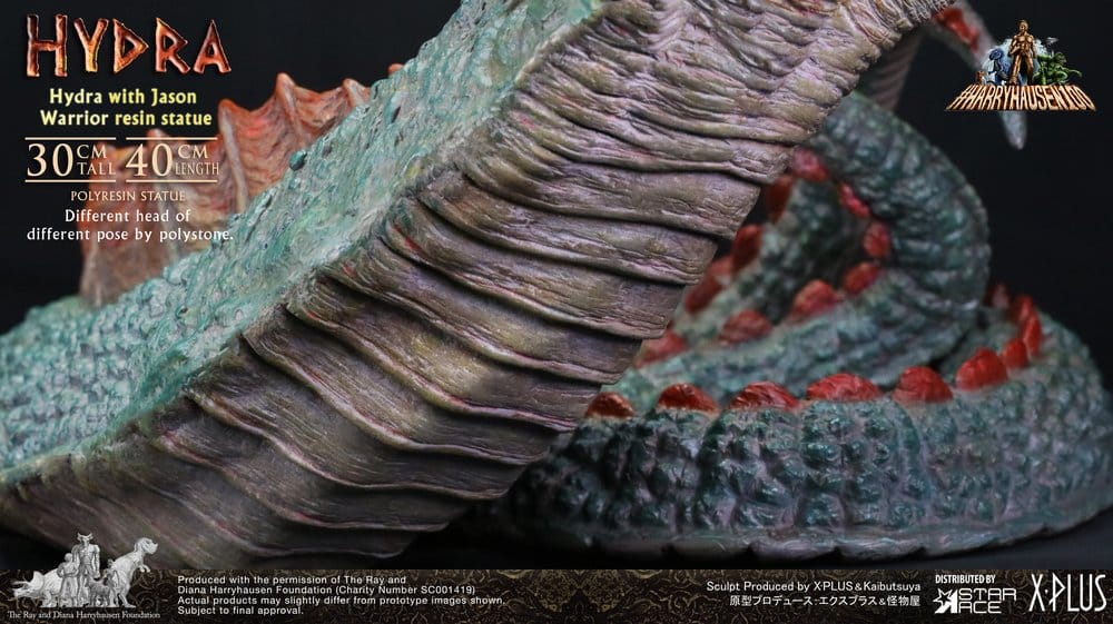 Ray Harryhausen Painted Statue Hydra with Jason Warrior Resin Statue 30 cm Image 8