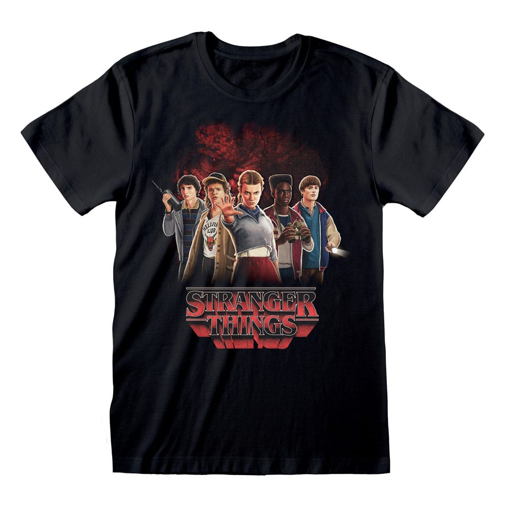 Stranger Things T-Shirt Group with Vecna behind Größe S Image