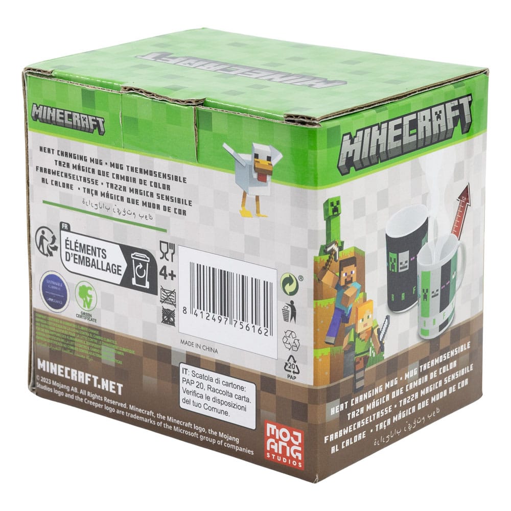 Minecraft Tasse mit Thermoeffekt Squared Pattern 325 ml Image 4