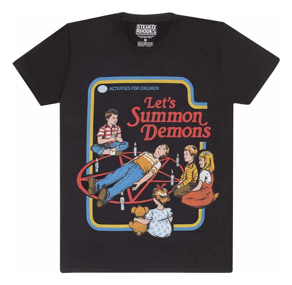 Steven Rhodes T-Shirt Lets Summon Demons Black Größe XL Image
