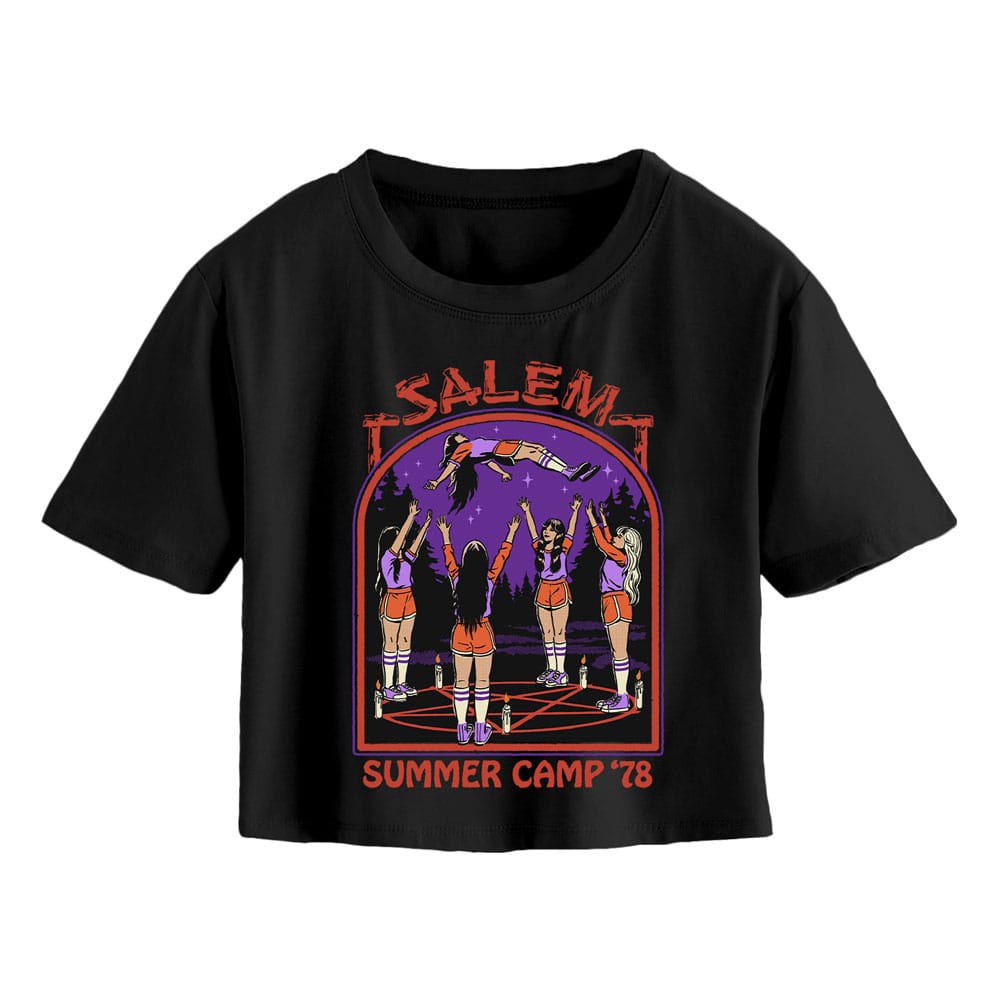 Steven Rhodes Cropped T-Shirt Silver Salem Summer Größe L Image
