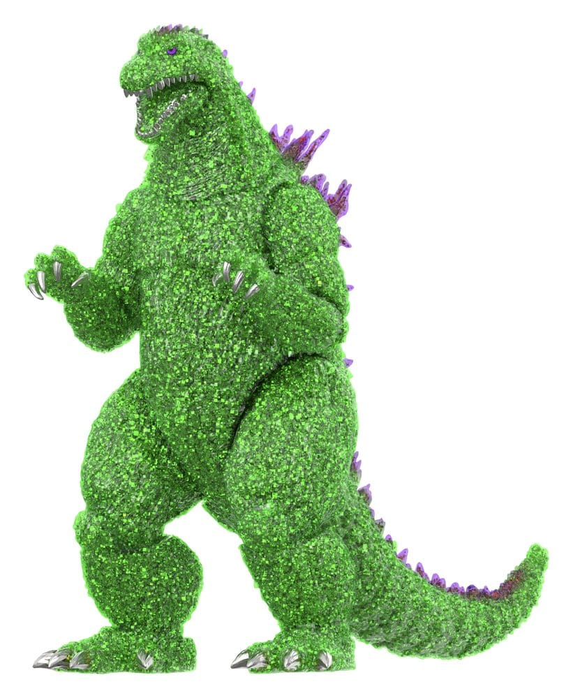 Godzilla Toho Super Kaiju Actionfigur Godzilla 2001 (Color Shock, Clear Green Glitter with Metallic) Image 2
