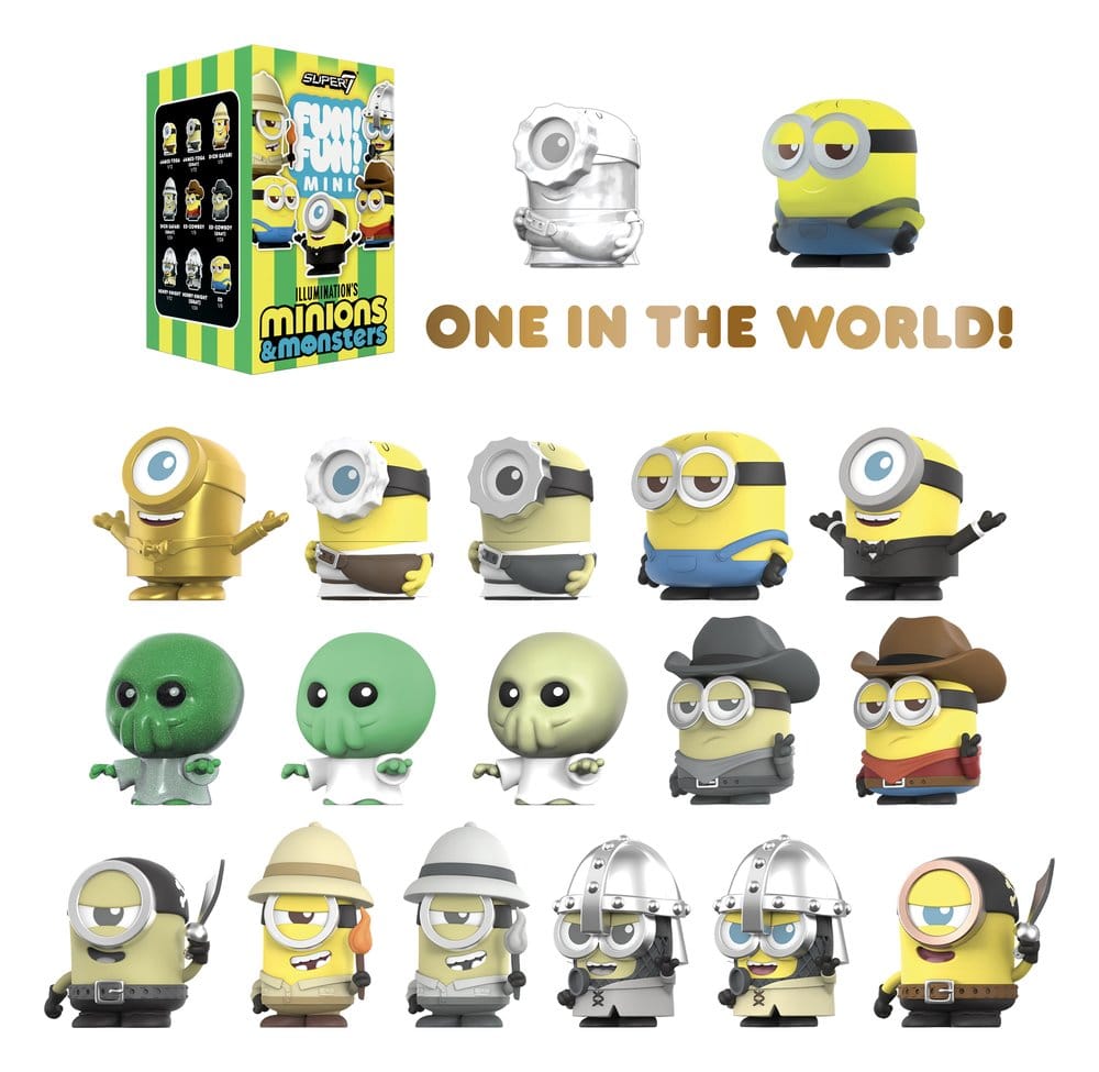 Minions Fun! Fun! Minifiguren Wave 01 Minions & Monsters Blind Box Display (9) Image 3