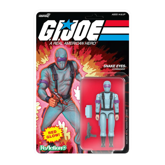 GI Joe ReAction+ Actionfigur Wave 06 Snake Eyes (Red Glow, Crystal Poison) 10 cm Image 2