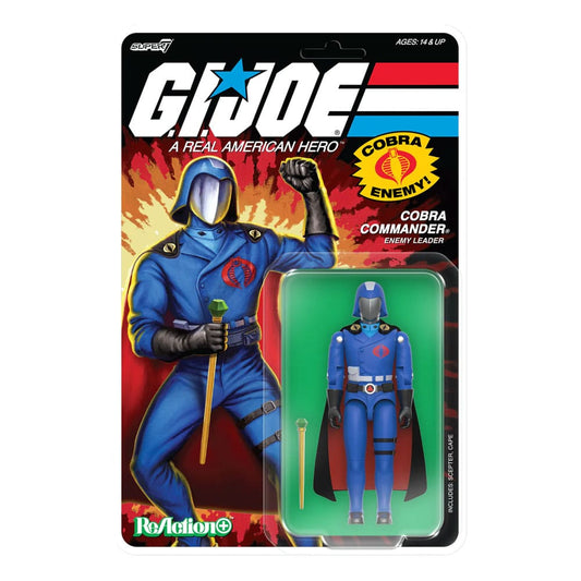 GI Joe ReAction+ Actionfigur Wave 06 Cobra Commander (Movie, Black Cape) 10 cm Image 2