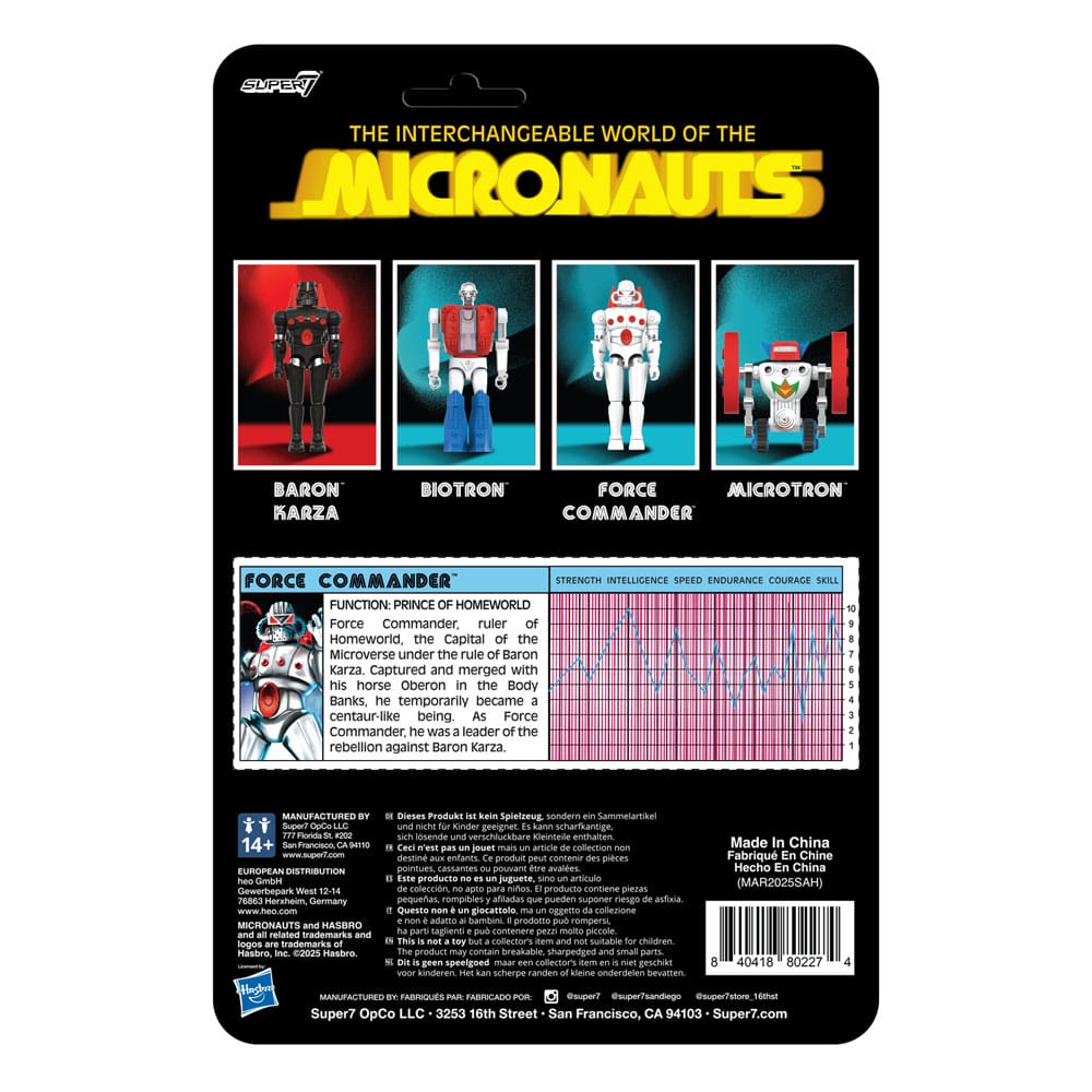 Micronauts ReAction+ Actionfigur Wave 02 Force Commander 9 cm Image 3