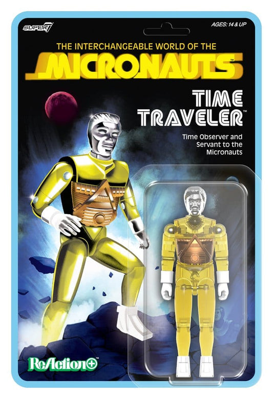 Micronauts ReAction+ Actionfigur Wave 03 Time Traveler (Translucent Yellow) 10 cm Image 2
