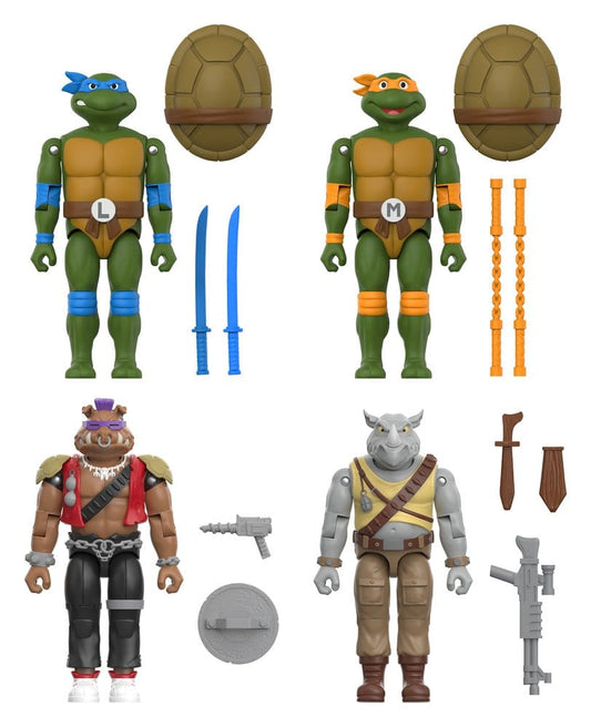Teenage Mutant Ninja Turtles ReAction+ Actionfigur Wave 02 Rocksteady Image 2
