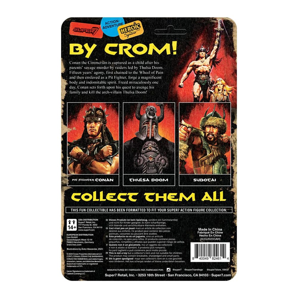 Conan der Barbar ReAction Actionfigur Wave 01 Subotai 10 cm Image 2