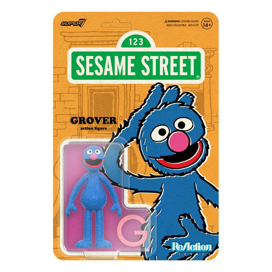 Sesamstraße ReAction Actionfigur Wave 05 Grover 10 cm Image 2