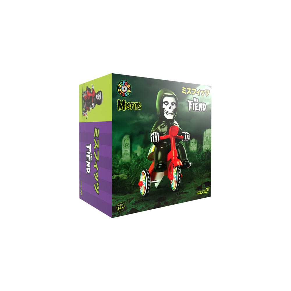 Misfits Super Cycles Actionfigur Fiend (Black with Red Trike) 13 cm Image 5