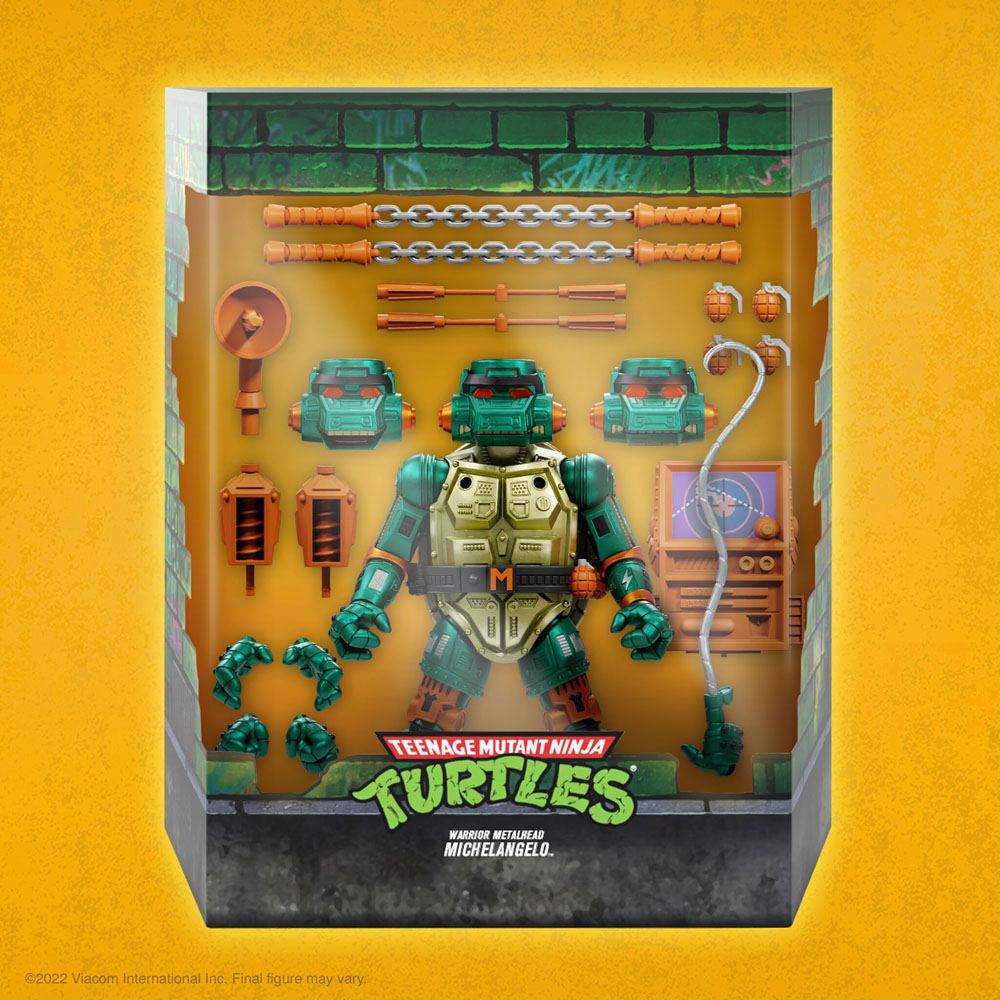 Teenage Mutant Ninja Turtles Ultimates Actionfigur Warrior Metalhead Michelangelo 18 cm Image 5