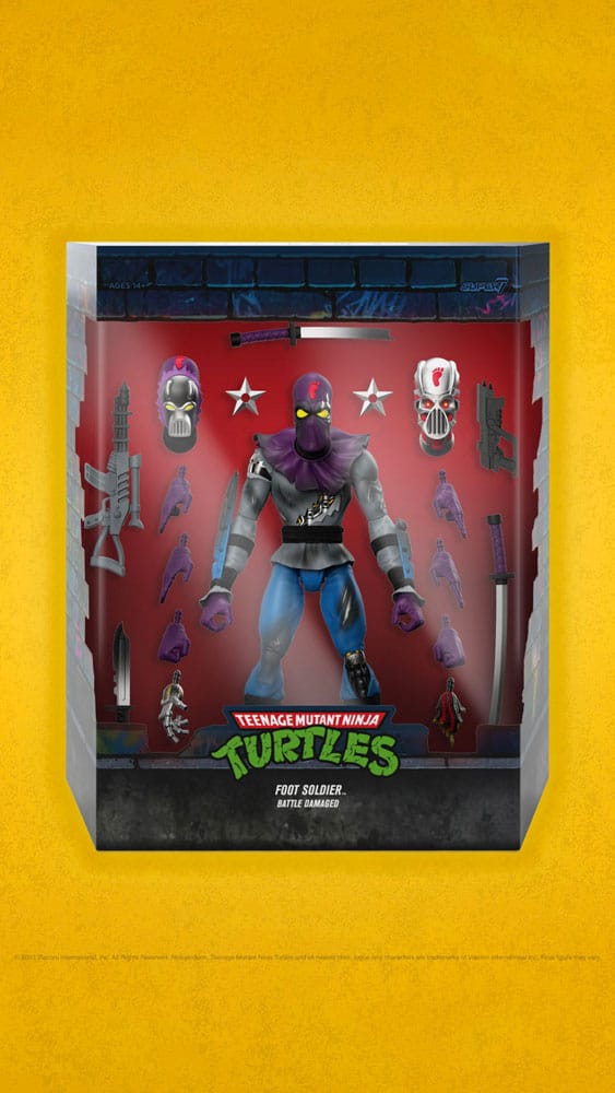 Teenage Mutant Ninja Turtles Ultimates Actionfigur Foot Soldier (Battle Damaged) 18 cm Image 3