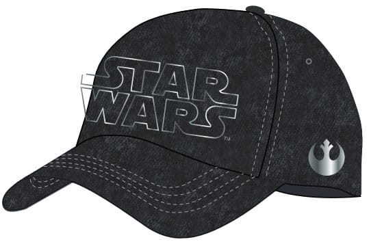 Star Wars Baseball Cap Silver Logo Image
