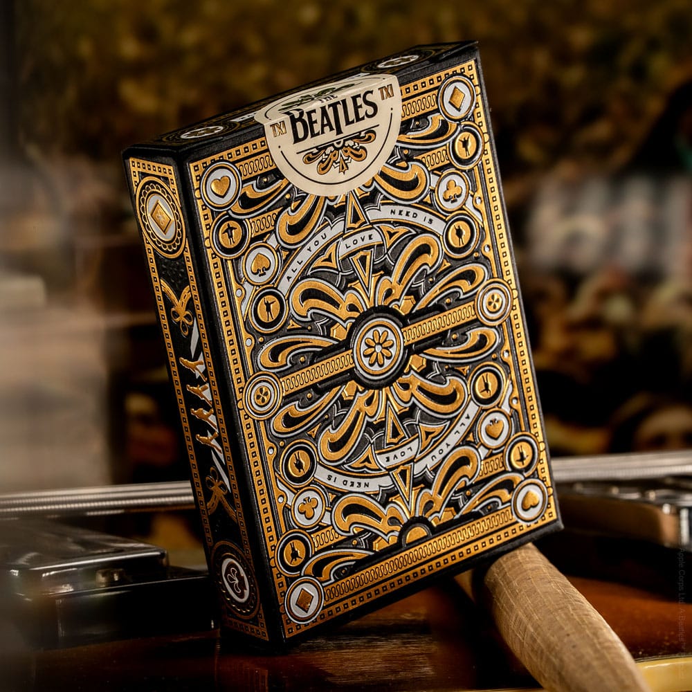 The Beatles Spielkarten Black Special Edition Image 3