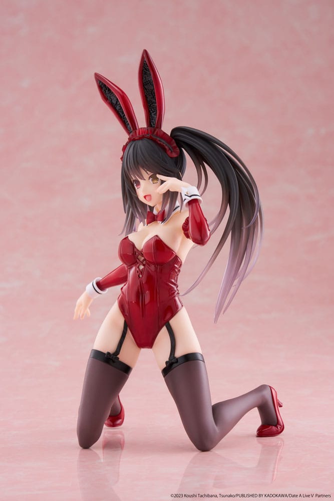 Date A Live V PVC Statue Desktop Cute Figure Kurumi Tokisaki Bunny Ver. 13 cm Image 4
