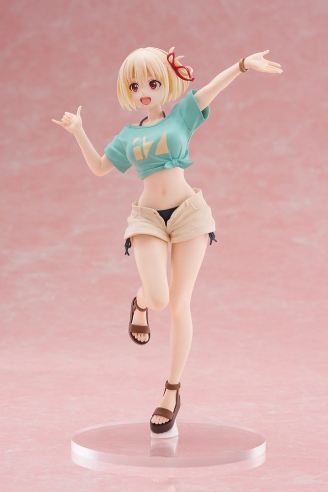 Lycoris Recoil Coreful PVC Statue Chisato Nishikigi Hawaiian Ver. 18 cm Image 3