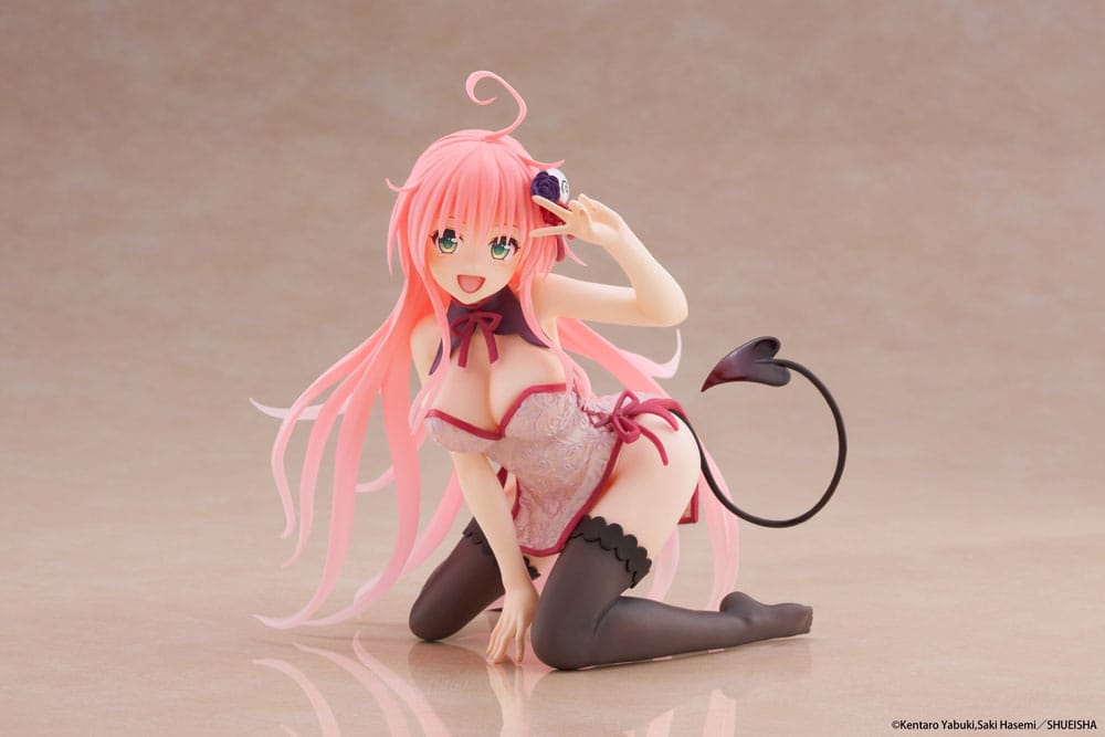 To Love-Ru Darkness PVC Statue Desktop Cute Figure Lala Chinese Dress Ver. 13 cm Image 2