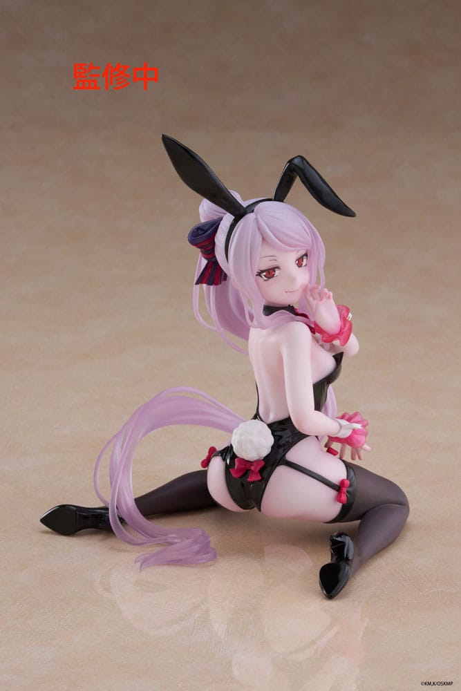 Overlord PVC Statue Desktop Cute Figure Shalltear Bunny Ver. 13 cm Image 1