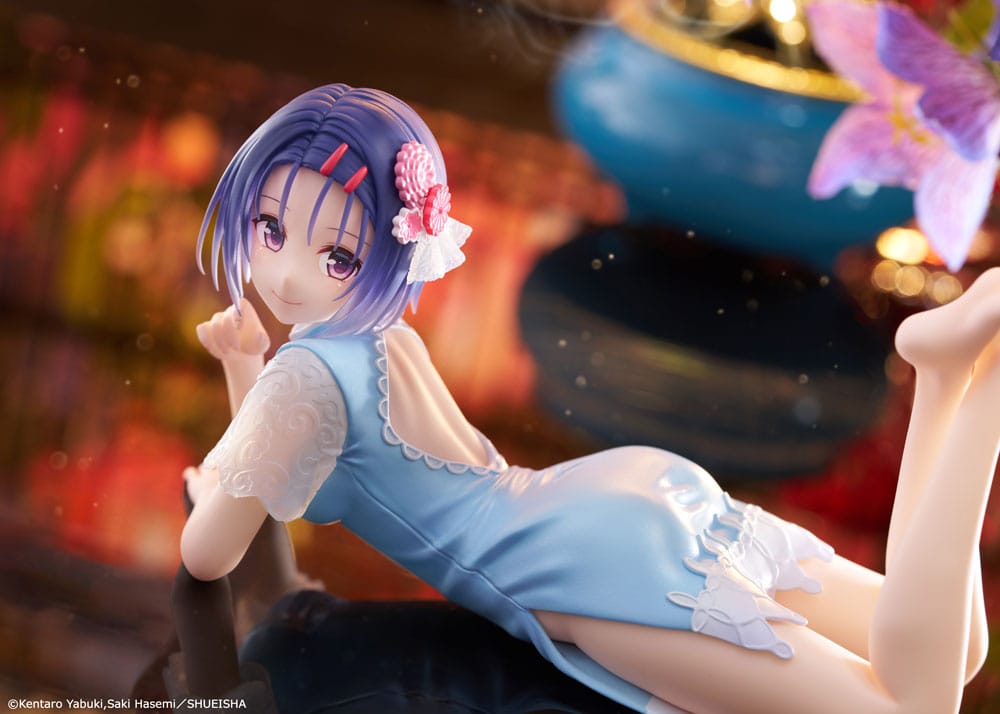 To Love-Ru Darkness PVC Statue Desktop Cute Figure Haruna Sairenji (China Dress Ver.) 13 cm Image 12
