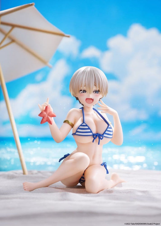 Uzaki-chan Wants to Hang Out! Desktop Cute PVC Figur Hana Uzaki (Swim wear Ver.) 13 cm Image 2