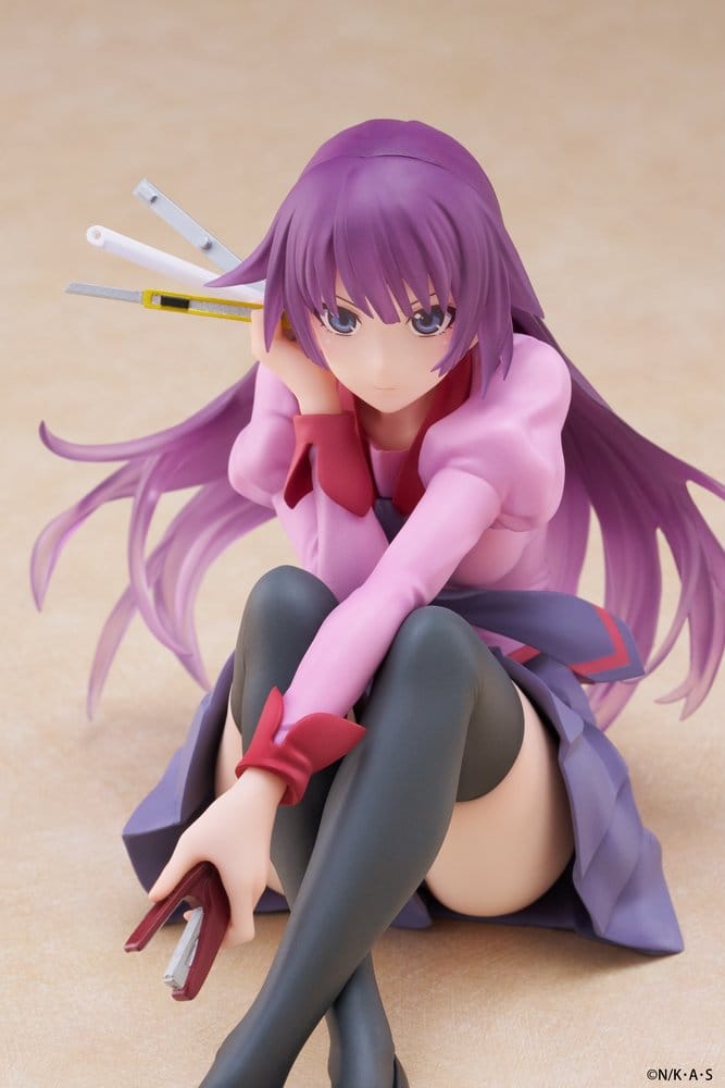 Monogatari PVC Statue Desktop Cute Figure Hitagi Senjougahara 13 cm Image 12