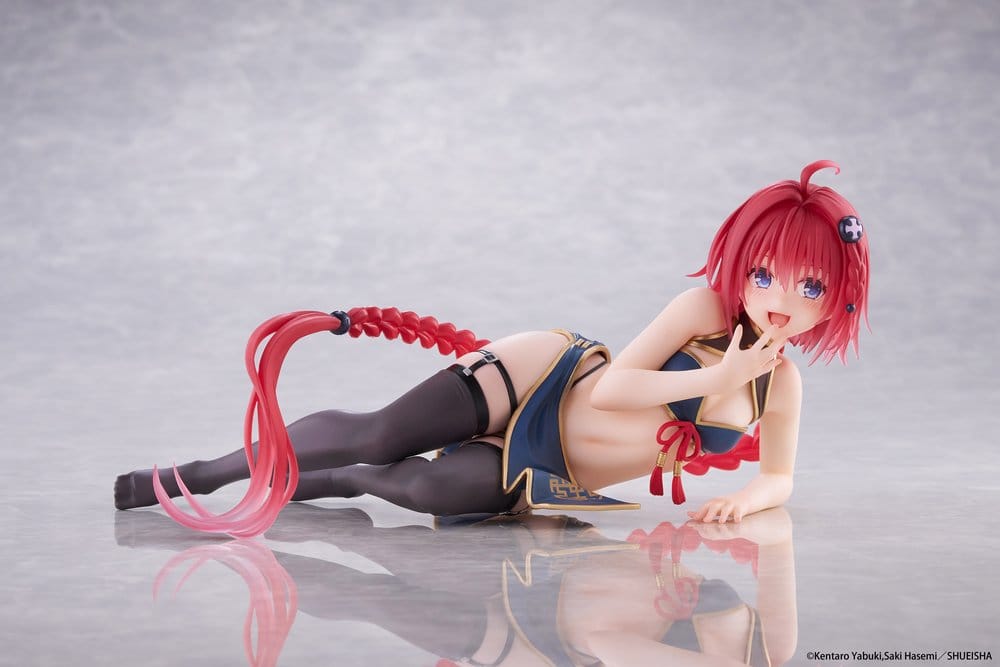 To Love-Ru Darkness Desktop Cute PVC Figur Mea Kurosaki (Chinese Dress Ver.) 13 cm Image 12